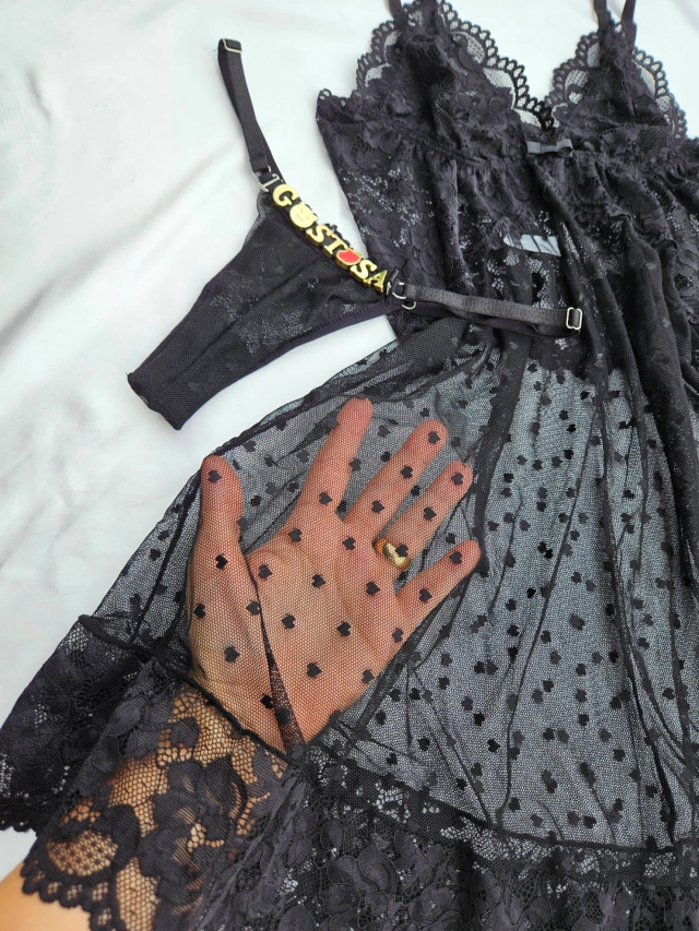 CAMISOLA TULE CORAÇÃOZINHO