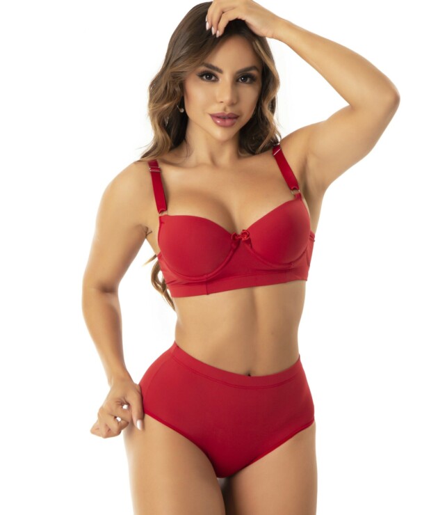 Conjunto de lingerie reforçado – Lindsey