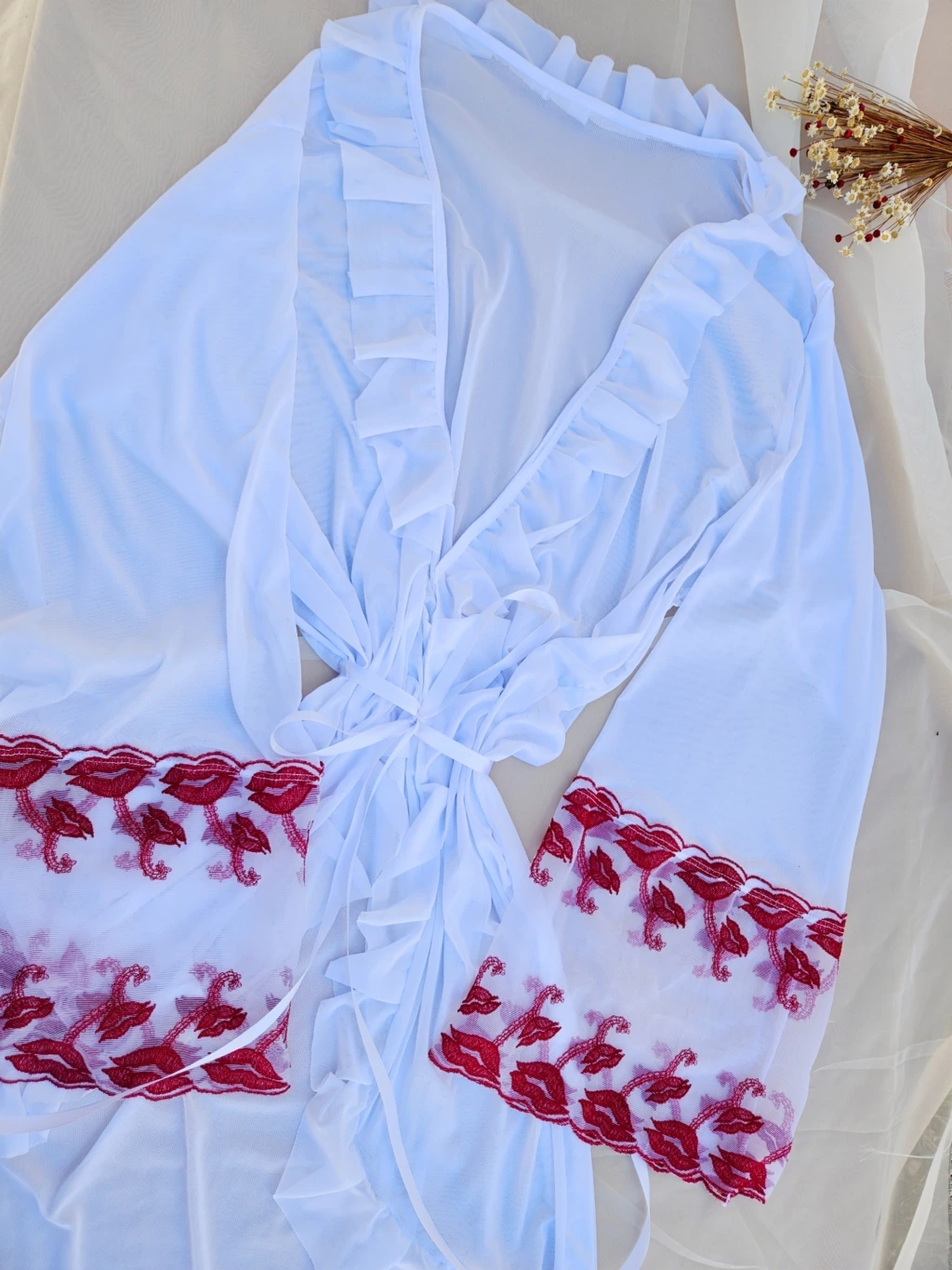 ROBE TULE FINO DOIS AMORES BOCA